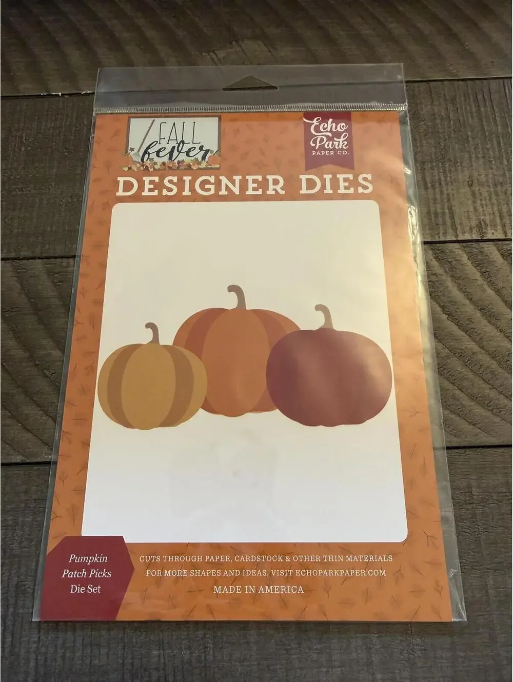Echo Park Paper Pumpkin Patch Picks Die Set